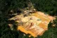 An illegal mining camp is visible from a Brazil Environmental Agency helicopter during an operation to try to contain illegal mining in Yanomami Indigenous territory, Roraima state, Brazil, February 11, 2023