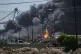 Smoke billows after drone strikes by the paramilitary Rapid Support Forces (RSF) targeted the northern port in the Red Sea city of Port Sudan, Sudan, May 6, 2025