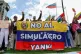 Government supporters protest against a U.S. emergency and air evacuation drill conducted at the U.S. Embassy in Caracas, Venezuela, May 23, 2026