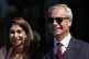 Reform UK leader Nigel Farage and education, skills and equality spokesperson for Reform UK Suella Braverman during a walkabout in Waterlooville, Hampshire, whilst on the campaign trail for the upcoming local elections, May 1, 2026