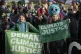 Activists from Friends of the Earth during a demonstration calling for an end to all new oil and gas projects in the North Sea outside the UK Government's Cop26 hub during the Cop26 summit in Glasgow, November 7, 2021