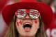 A Canada fan in the stands ahead of the FIFA World Cup Group F match at the Ahmad bin Ali Stadium, Al Rayyan, November 23, 2022