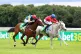 Estrange ridden by Daniel Tudhope (right) on their way to winning the Bet365 Lancashire Oaks with Scenic ridden by James Doyle second on bet365 Old Newton Cup Day at Haydock Park Racecourse, Newton-le-Willows, July 5, 2025