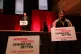 First Minister John Swinney addresses delegates during the STUC conference in the Caird Hall, Dundee, April 21, 2026