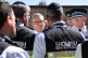 Prime Minister Sir Keir Starmer (centre) and Metropolitan Police Commissioner Sir Mark Rowley (right) meeting first responders from Shomrim North West London during a visit to Golders Green, north west London, following a terror attack on Wednesday morning in which two men were stabbed, April 30, 2026