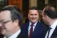 Health Secretary Wes Streeting smiles as he walks through the Member's Lobby of the Houses of Parliament in London to the House of Lords to hear the King's Speech during the State Opening of Parliament, May 13, 2026