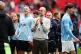 Manchester City manager Pep Guardiola celebrates after the Emirates FA Cup final at Wembley Stadium, London, May 16, 2026