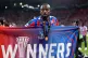Crystal Palace's Jean-Philippe Mateta celebrates victory after the UEFA Europa Conference League Final at the Red Bull Arena, Leipzig, May 27, 2026