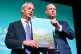 Reform UK leader Nigel Farage (left) and Reform UK leader in Wales Dan Thomas at the Reform UK manifesto launch for the Senedd elections in May, at the International Convention Centre Wales in Newport, March 5, 2026