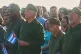Cuba's President Miguel Diaz-Canel (second left) and Raul Castro's grandson Raul Guillermo Rodriguez Castro (center back) take part in a rally in support of former President Raul Castro in front of the U.S. Embassy in Havana, Cuba, May 22, 2026