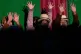 Aymara Indigenous people raise their hands to receive the first rays of sunlight during celebrations of the Andean New Year, which marks the Southern Hemisphere's winter solstice, in El Alto, Bolivia, June 21, 2026