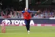 England's Tilly Corteen-Coleman celebrates the wicket of India's Richa Ghosh (not pictured) during the first Vitality IT20 match at the Ambassador Cruise Line Ground, Chelmsford, May 28, 2026