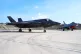 An F-35 jet (left) and a Typhoon FGR4 (right) at RAF Akrotiri in Cyprus, March 27, 2026