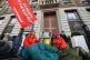 Greenpeace activists outside BP