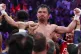 Manny Pacquiao celebrates after defeating Keith Thurman in 2