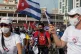 Cubans demonstrate in support of their government in Havana 