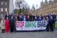 MPs show support for an immediate arms embargo outside parli