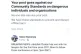 The offending post that was taken down today – after being