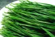 Garlic chives on a plate