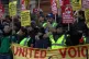 UVW workers on the picket line, London, December 2024
