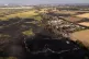 APOCALYPTIC: The scene after a blaze in the village of Wenni