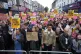 Demonstrators at an anti-racism protest in Walthamstow, Lond