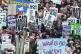 Marchers against the Iraq war in 2003