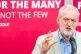 THE FUTURE AND THE PAST: Labout leader Jeremy Corbyn and (be