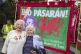 A new banner honouring the Welsh volunteers who fought in th