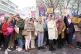 Nurses on strike outside St Thomas's hospital in central Lon