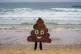 CLEAN UP YOUR ACT: An anti-sewage protest at Newquay beach, 