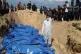 A mass grave in Gaza