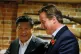 Xi Jinping and former PM David Cameron in a pub in 2015