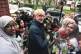 Corbyn pictured during the mosque he visited where he was pu