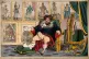 EMBARRASSMENT: An 1824 cartoon of a gouty, obese George IV r