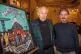 Cartoonist Bob Starrett with Jamie Caldwell 