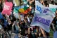Supporters of Gabriel Boric, of the ‘I approve Dignity’ 