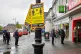 Social distancing signs in Wales