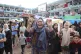 Palestinians mourn a child killed in the Israeli bombardment