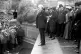 Keir Hardie (centre) addresses a crowd in Trafalgar Square