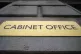 A sign for the Cabinet Office in Westminster, London