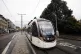 A tram on Princes Street in Edinburgh