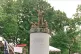 'White Lives Matter' was scrawled on the base of the statue 