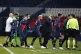 Paris Saint Germain players leave the pitch, during a Champi