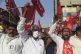Farmers and their supporters protest against new farm laws i