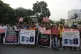 Supporters of Hindu rightwing Vishwa Hindu Parishad (VHP) pr