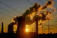 Steam comes out of the chimneys of the coal-fired power stat
