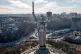 A view of Ukraine's the Motherland Monument in Kyiv Sunday, 