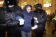 A Russian protester against the invasion of Ukraine is arres