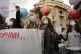 High schools students shout slogans during an antiwar rally 